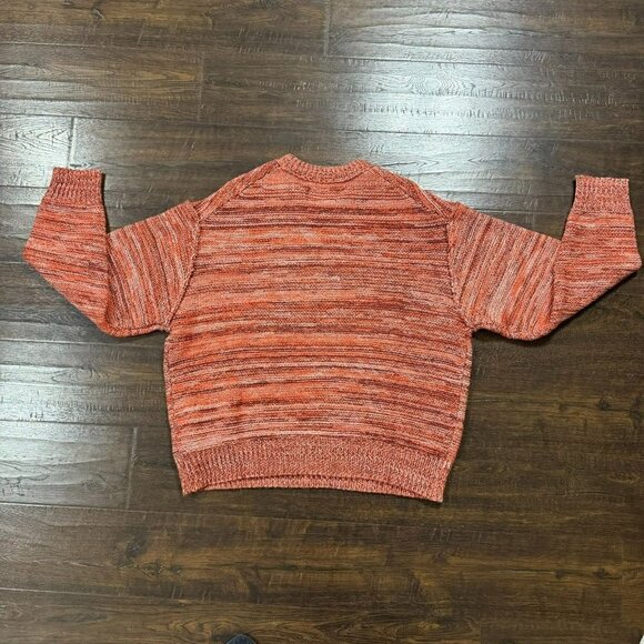 UGG Women Avianna Wool Blend Pullover Sweater Crew Neck Salmon Pink XL - Picture 3 of 10